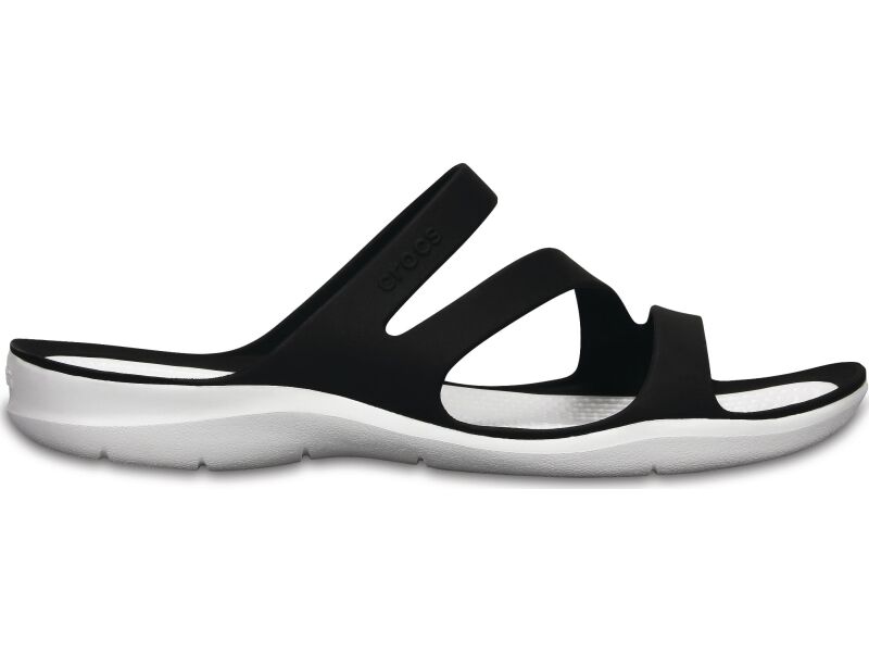 Crocs™ Women's Swiftwater Sandal Black/White