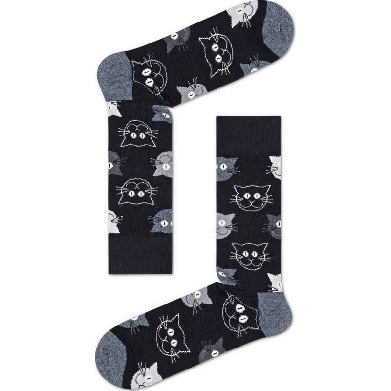 Happy Socks 3-Pack Mixed Cat Socks Gift Set Multi 0100