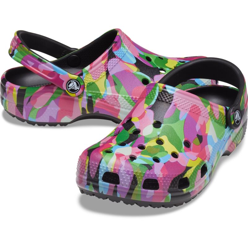 Crocs™ Classic Bubble Block Clog Black/Multi