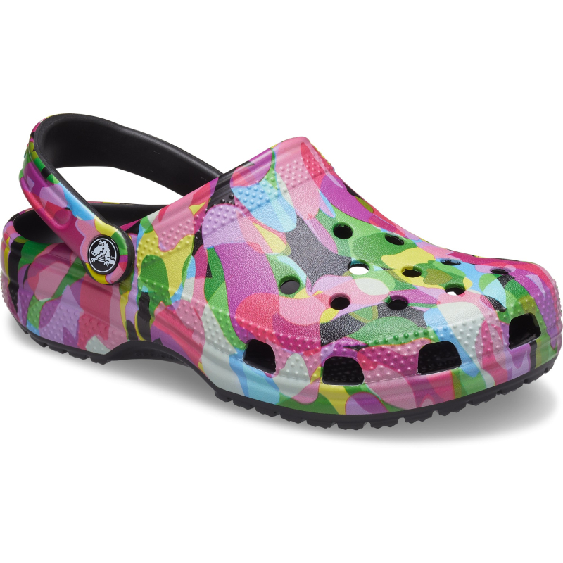 Crocs™ Classic Bubble Block Clog Black/Multi