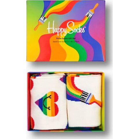 Happy Socks 2-Pack Pride Socks Gift Set Multi 9300