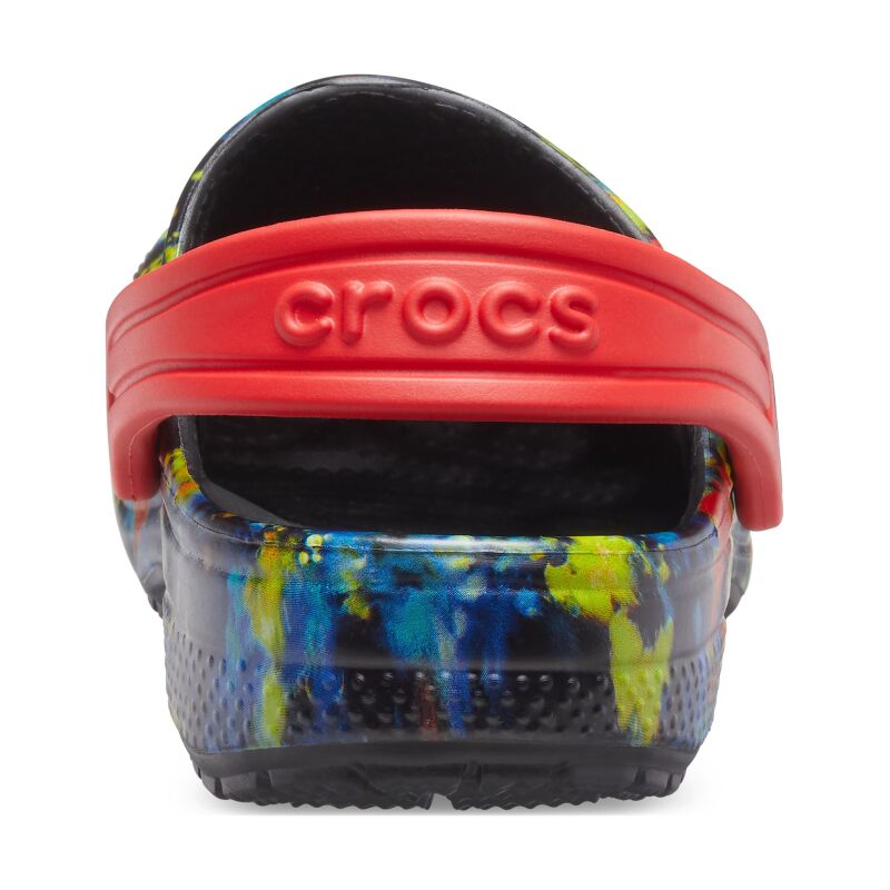 Crocs™ Classic TieDye Graphic Clog Kid's 206994 Turq Tonic/Multi