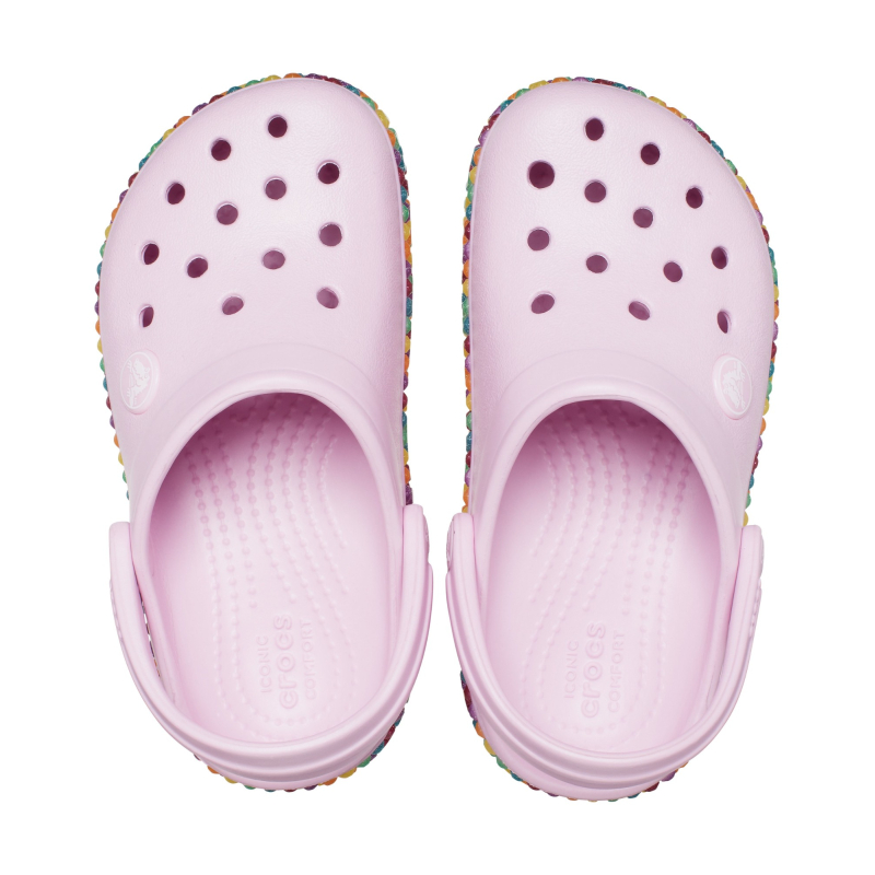 Crocs™ Crocband Gem Band Clog Kid's 207607 Ballerina Pink