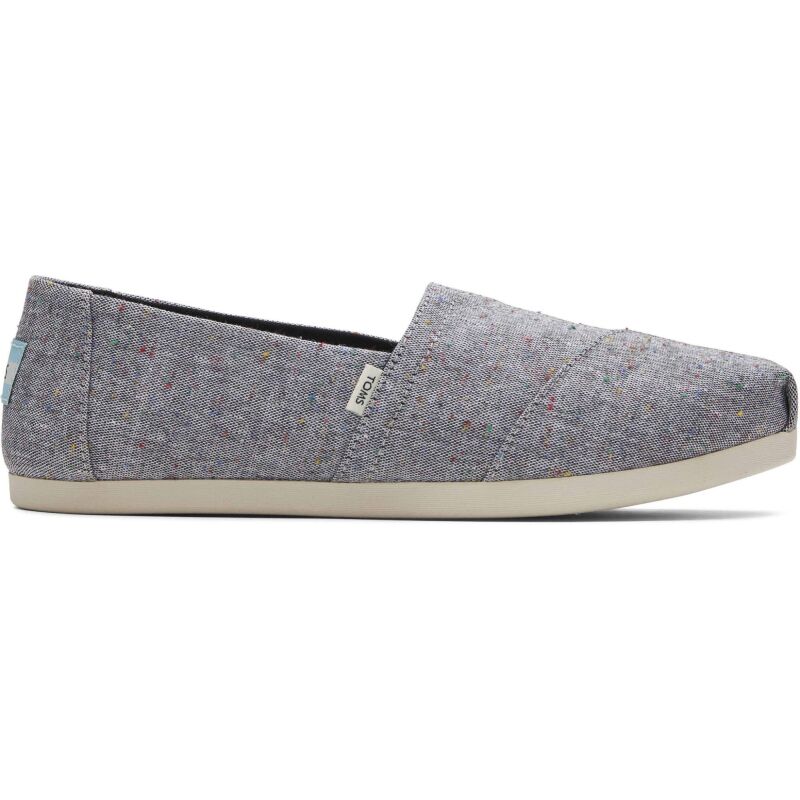 TOMS Speckled Linen Women's Alpargata Black