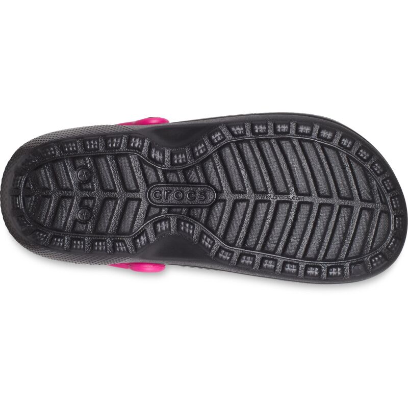 Crocs™ Classic Lined Pop Strap Clog Black/Multi