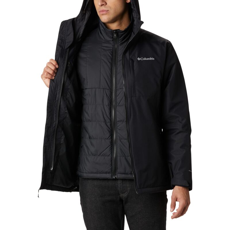 Columbia Ridge Gates Interchange Jacket Men's Black Dobby