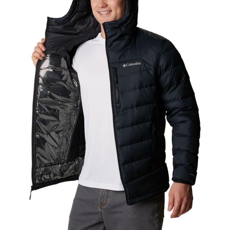 Columbia Autumn Park Down Hooded Jacket Men's Black