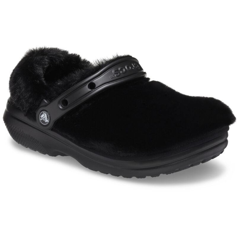 Crocs™ Classic Fur Sure Black