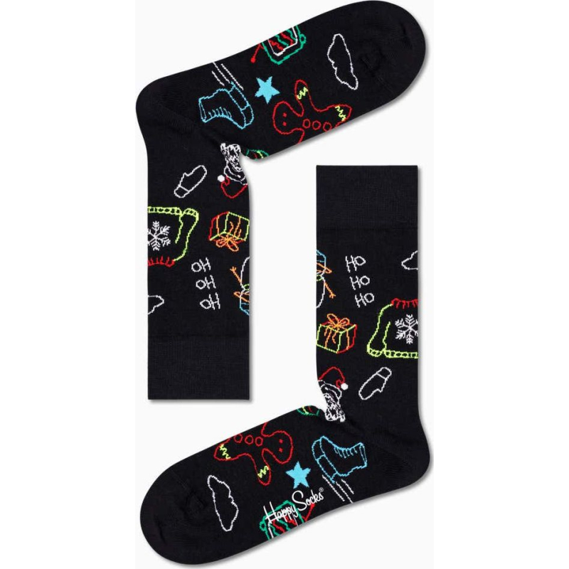 Happy Socks 2-Pack Ho Ho Ho Socks Gift Set Multi 9300