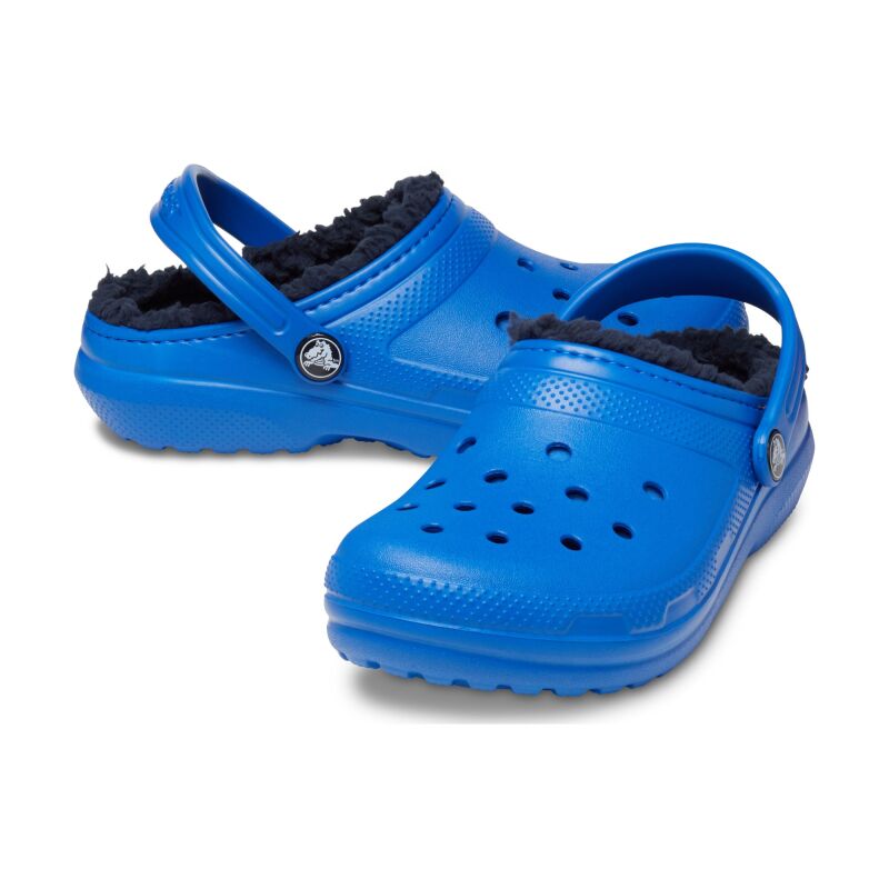 Crocs™ Classic Lined Clog Kid's Blue Bolt