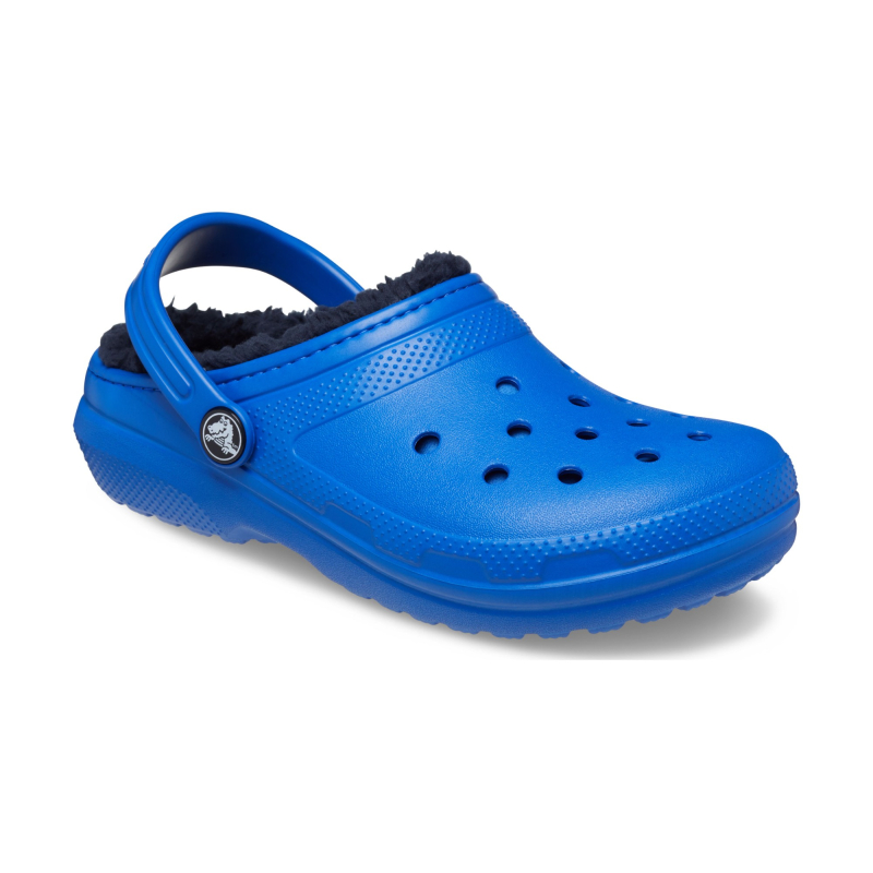 Crocs™ Classic Lined Clog Kid's Blue Bolt