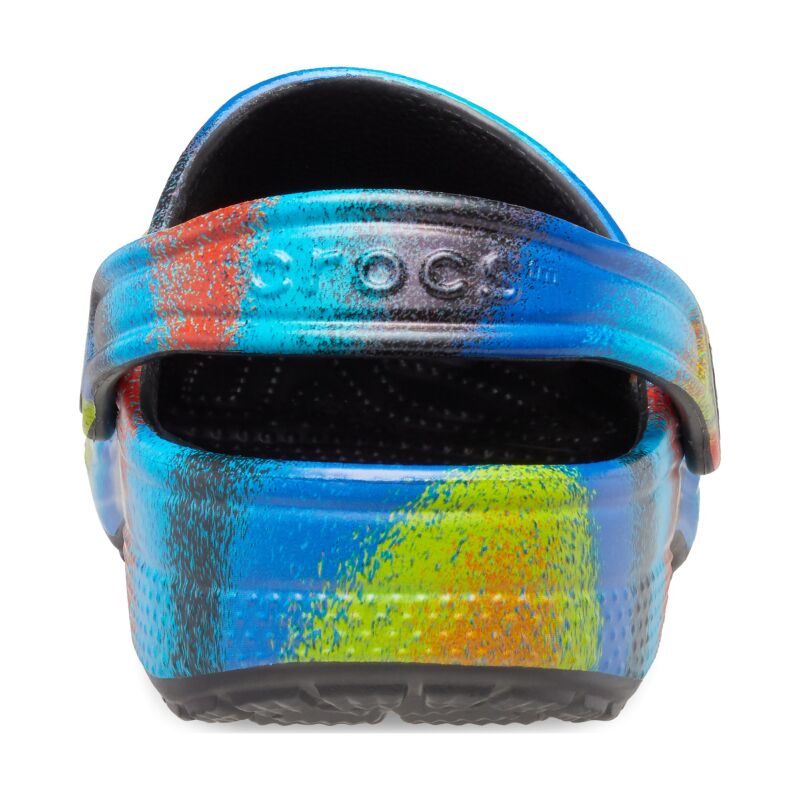 Crocs™ Classic Spray Dye Clog Kid's Black/Multi
