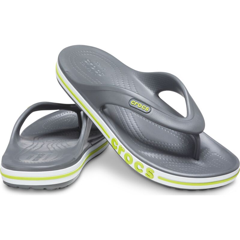Crocs™ Bayaband Flip Slate Grey/Lime Punch