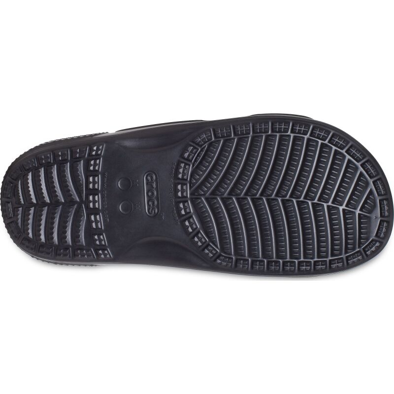 Crocs™ Classic Heart Print Sandal Black/White