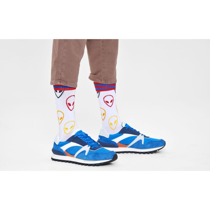 Happy Socks Alien Thin Crew Sock Multi 1300