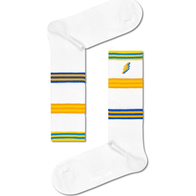 Happy Socks Colors Cuff Thin Crew Sock Multi 1000