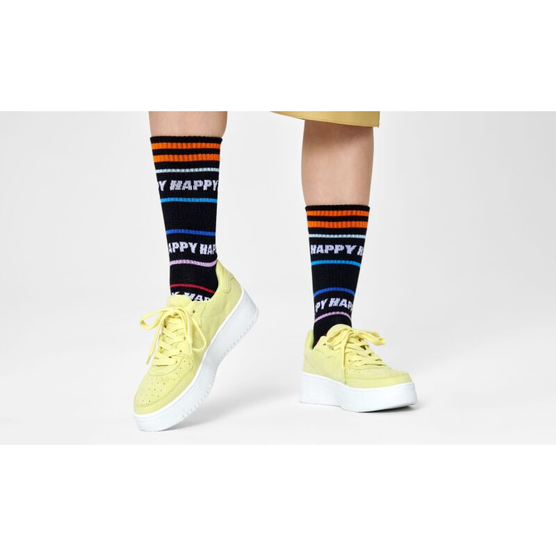 Happy Socks Happy Line Thin Crew Sock Multi 9300