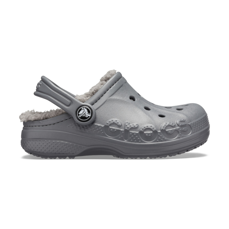 Crocs™ Baya Lined Clog Kid's 207500 Charcoal/Charcoal