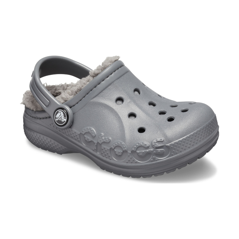 Crocs™ Baya Lined Clog Kid's 207500 Charcoal/Charcoal