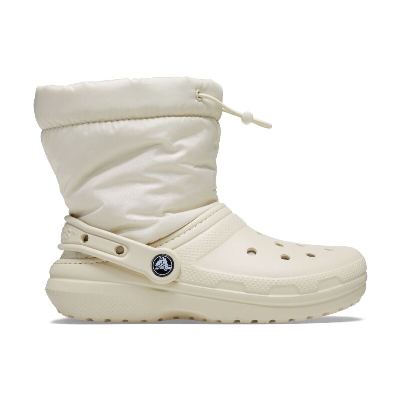 Crocs™ Classic Lined Neo Puff Boot Kid's Bone