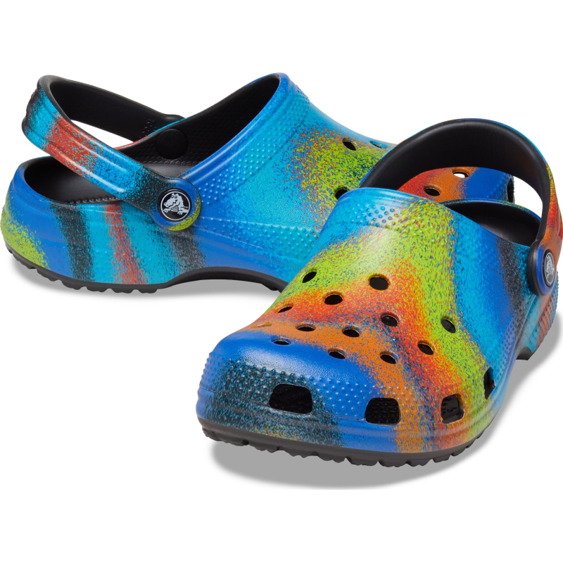 Crocs™ Classic Spray Dye Clog Black/Multi