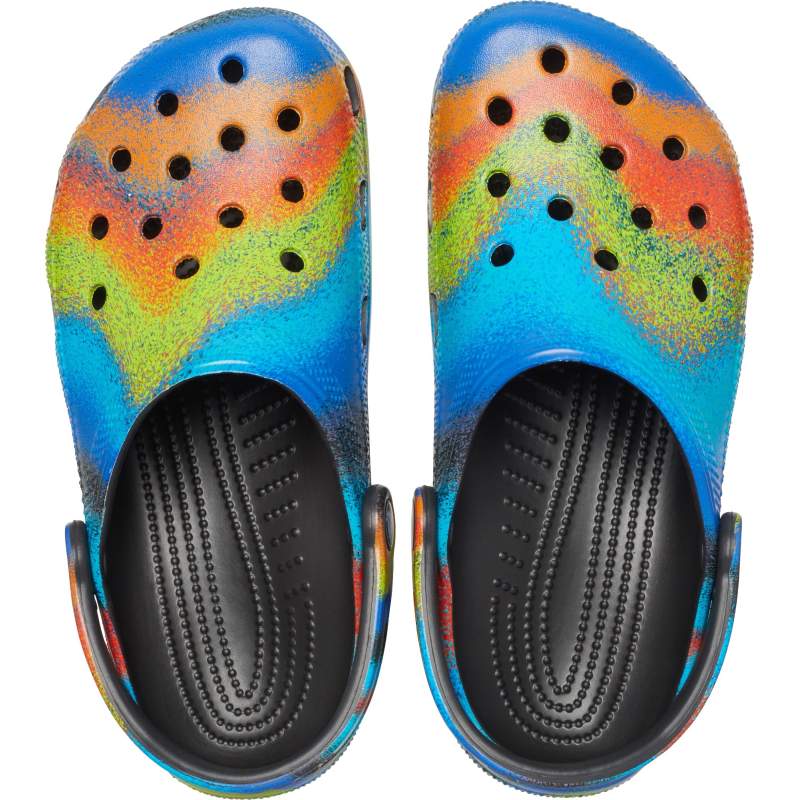 Crocs™ Classic Spray Dye Clog Black/Multi
