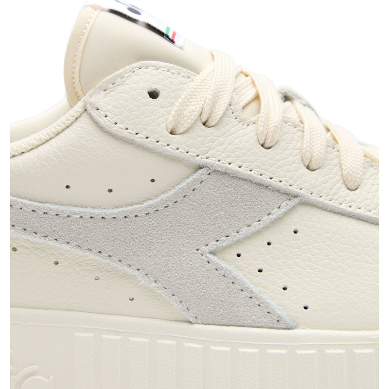 DIADORA Game Step Premium Tumbled Leather White