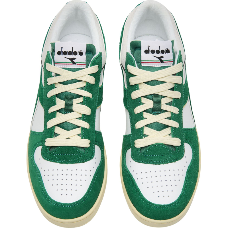 DIADORA Magic Basket Low Suede Leather Amazon/White