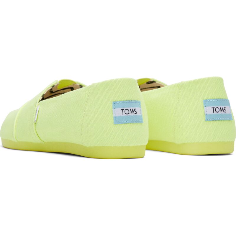 TOMS RECYCLED COTON CANVAS YELLOW