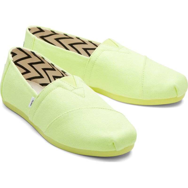 TOMS RECYCLED COTON CANVAS YELLOW