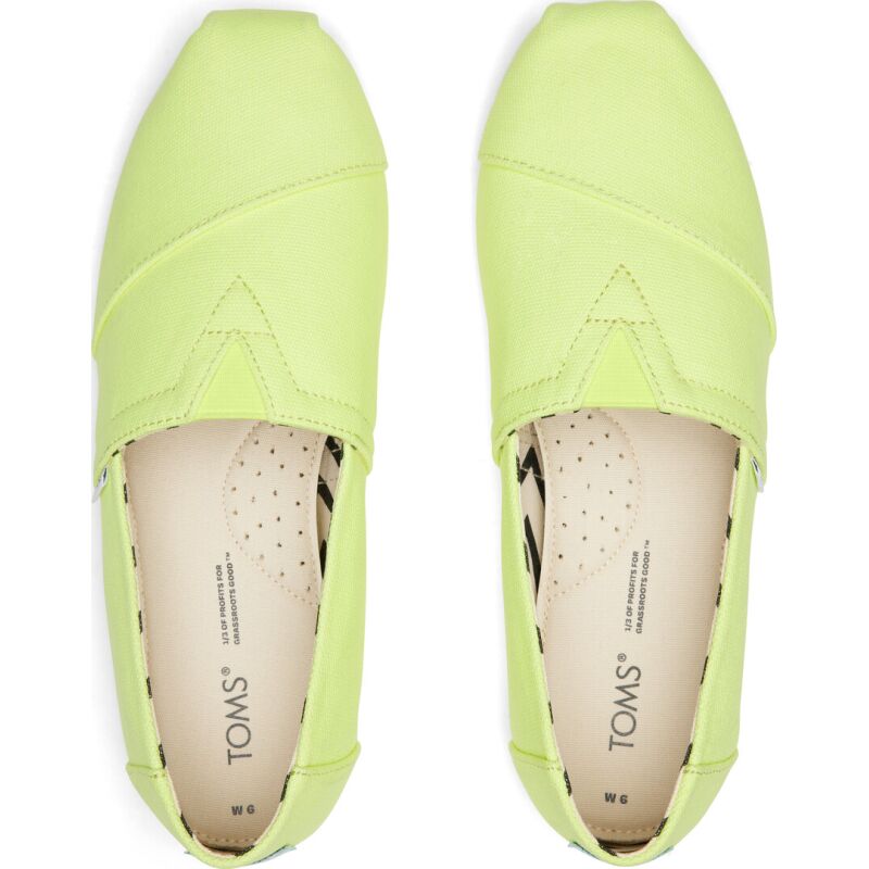 TOMS RECYCLED COTON CANVAS YELLOW