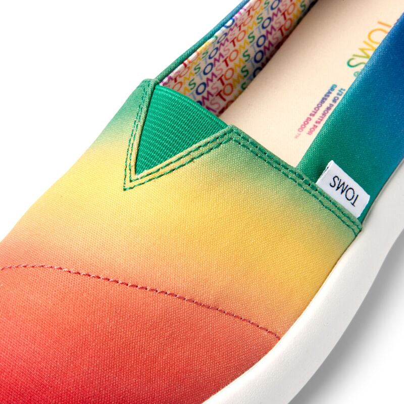 TOMS Gradient Print Women's Alpargata Mallow Multi Rainbow