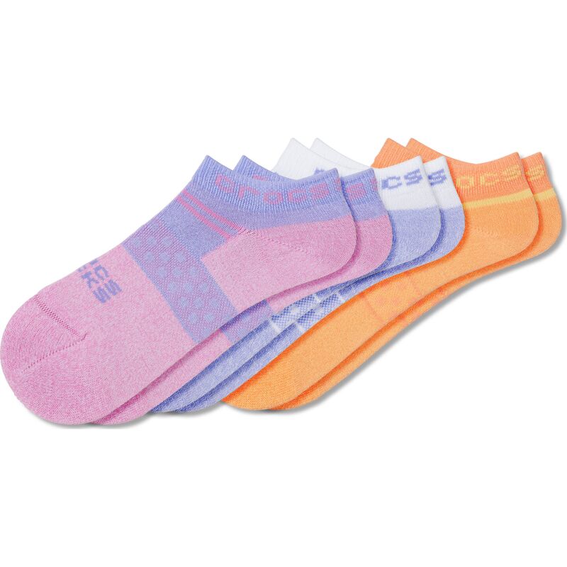 Crocs™ KID LOW GIRL POOL PARTY 3 PACK SOCKS Tropical/White