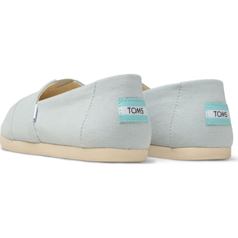 TOMS LINEN CREPE WOMEN'S ALPARGATA Light Blue
