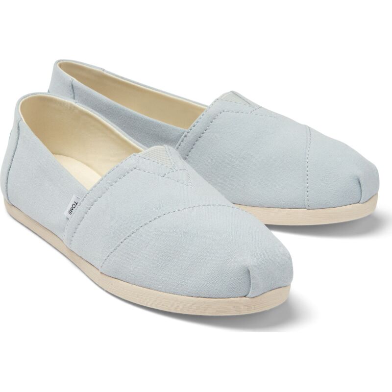 TOMS LINEN CREPE WOMEN'S ALPARGATA Light Blue