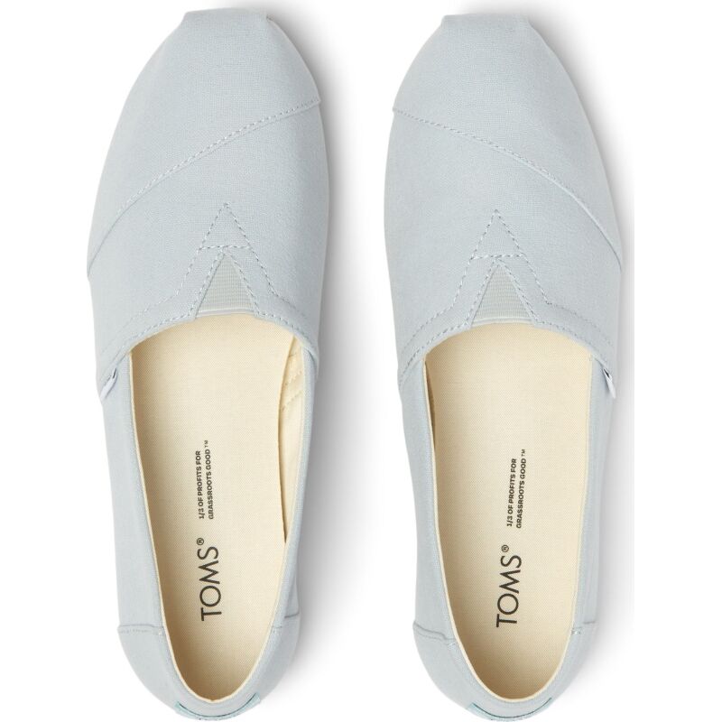 TOMS LINEN CREPE WOMEN'S ALPARGATA Light Blue