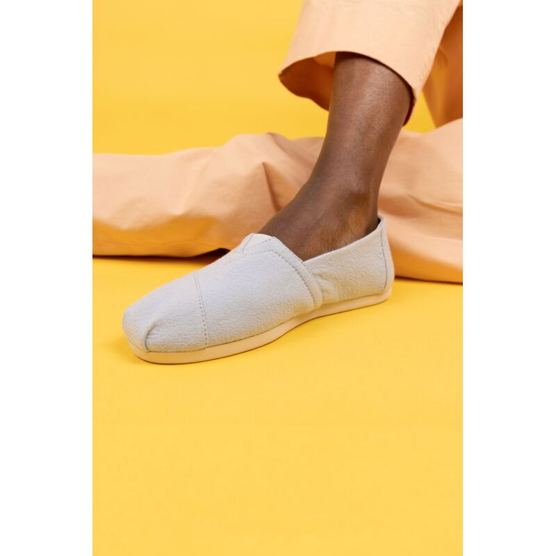 TOMS LINEN CREPE WOMEN'S ALPARGATA Light Blue