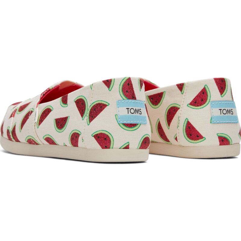 TOMS Watermelons Print Women's Alpargata Natural