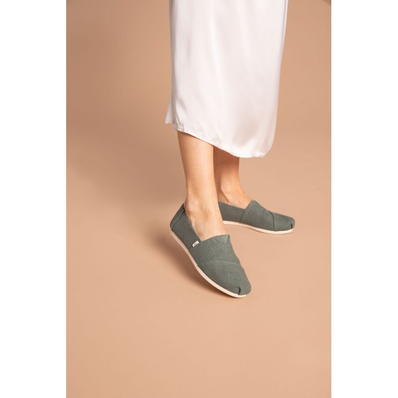 TOMS Heritage Canvas Women's Alpargata Bonsai Green