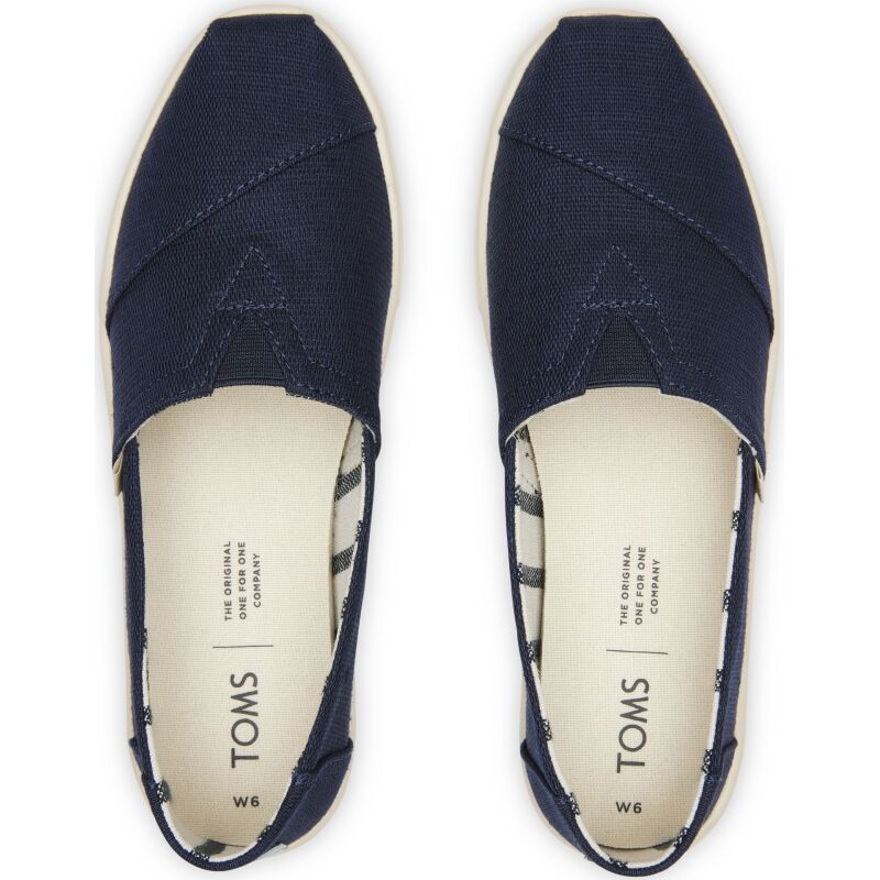 TOMS Recycled Cotton Canvas Men's Alpargata Navy