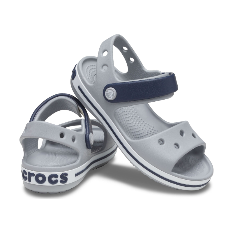 Crocs™ Crocband Sandal Kids Light Grey/Navy