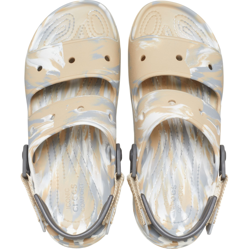 Crocs™ Classic All Terrain Marbled Sandal Chai/Multi