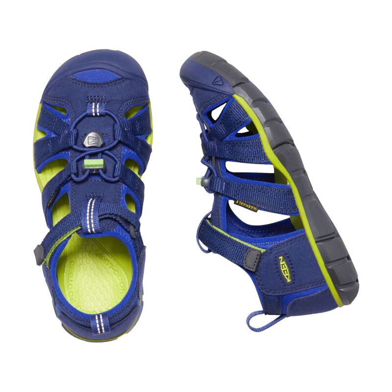 Keen SEACAMP II CNX YOUTH Blue Depths/Chartreuse