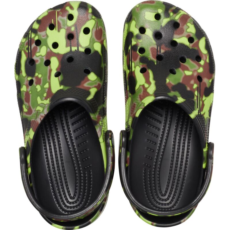 Crocs™ Classic Spray Camo Clog Black