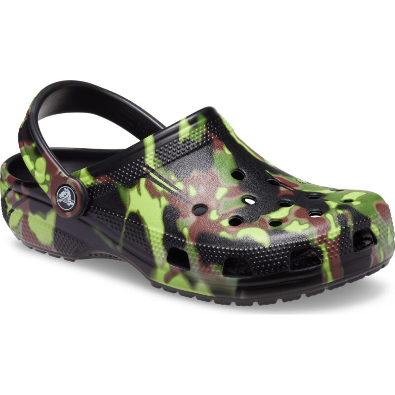 Crocs™ Classic Spray Camo Clog Black