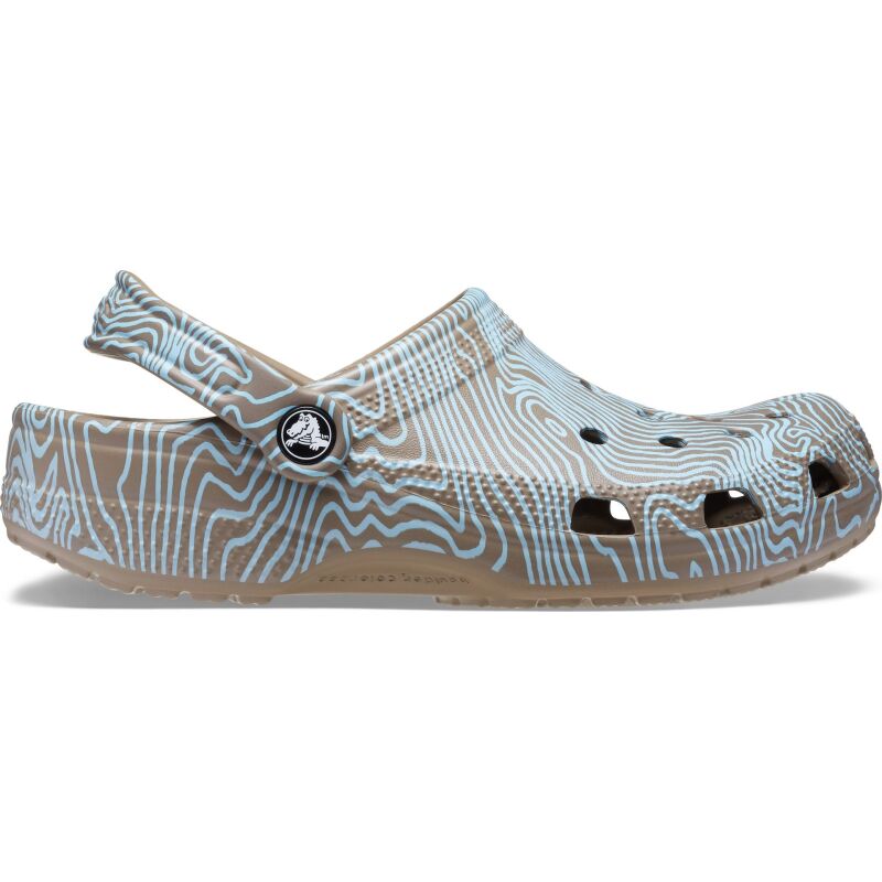 Crocs™ Classic Topographic Clog Khaki/Multi