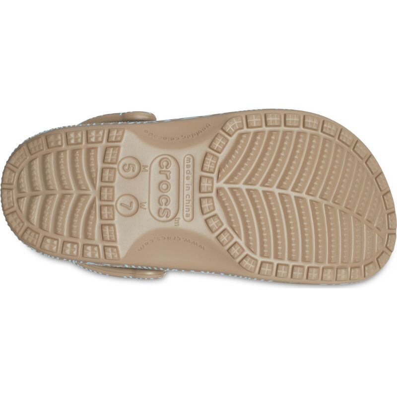 Crocs™ Classic Topographic Clog Khaki/Multi