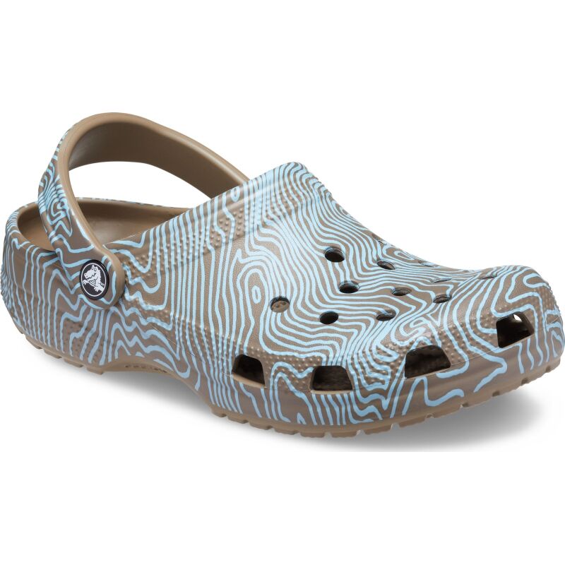 Crocs™ Classic Topographic Clog Khaki/Multi