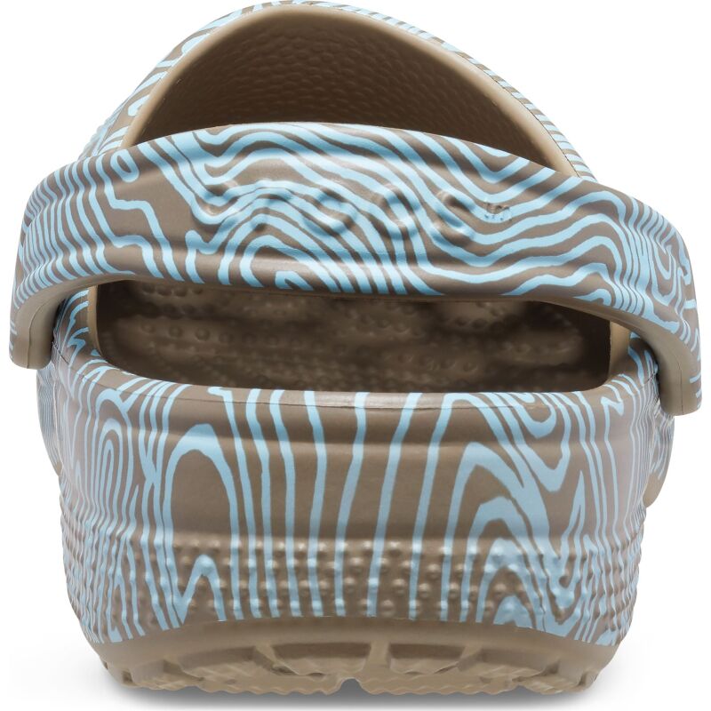 Crocs™ Classic Topographic Clog Khaki/Multi