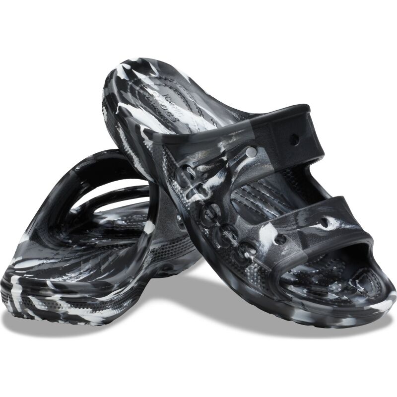 Crocs™ Baya Marbled Sandal Black/Multi